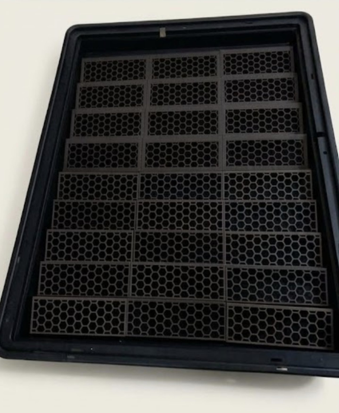 Hybrid nine-row card riser set