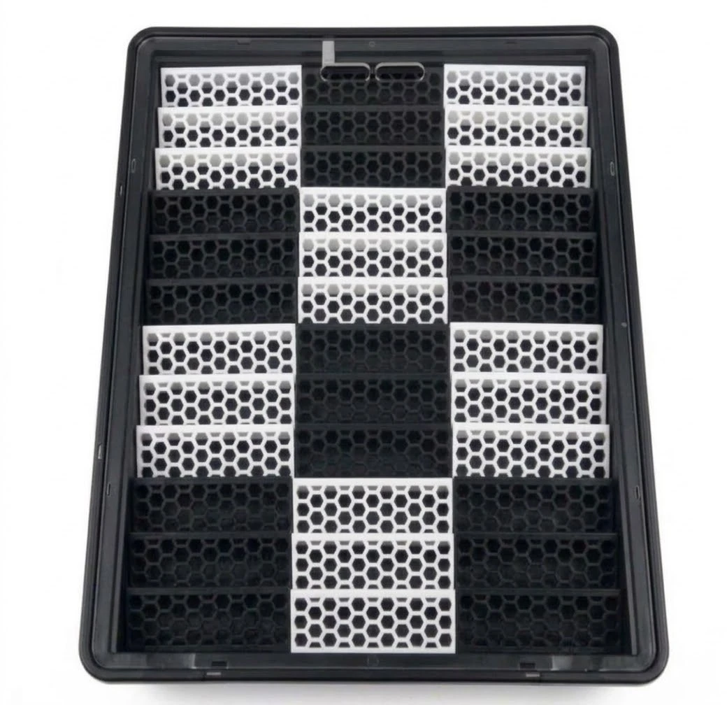 Premium three-tier card risers